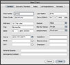 The main tab of the client information window